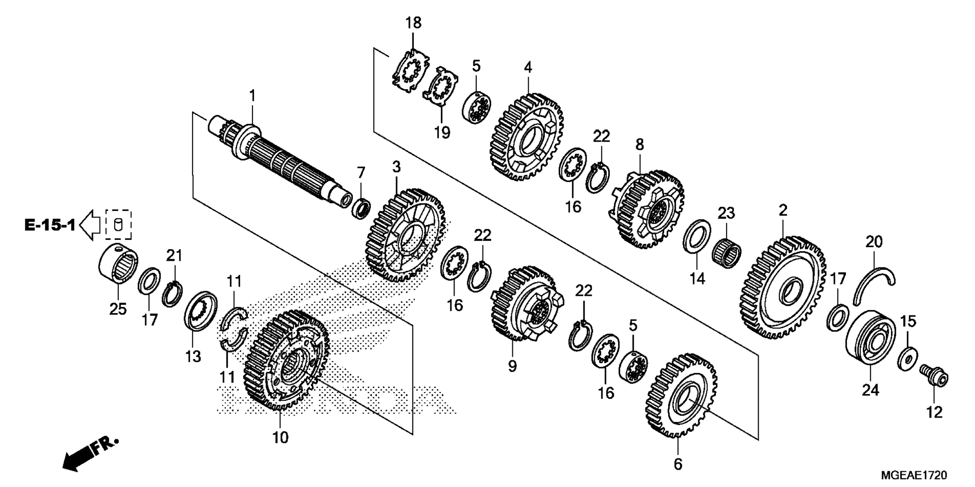Трансмиссия (COUNTERSHAFT)