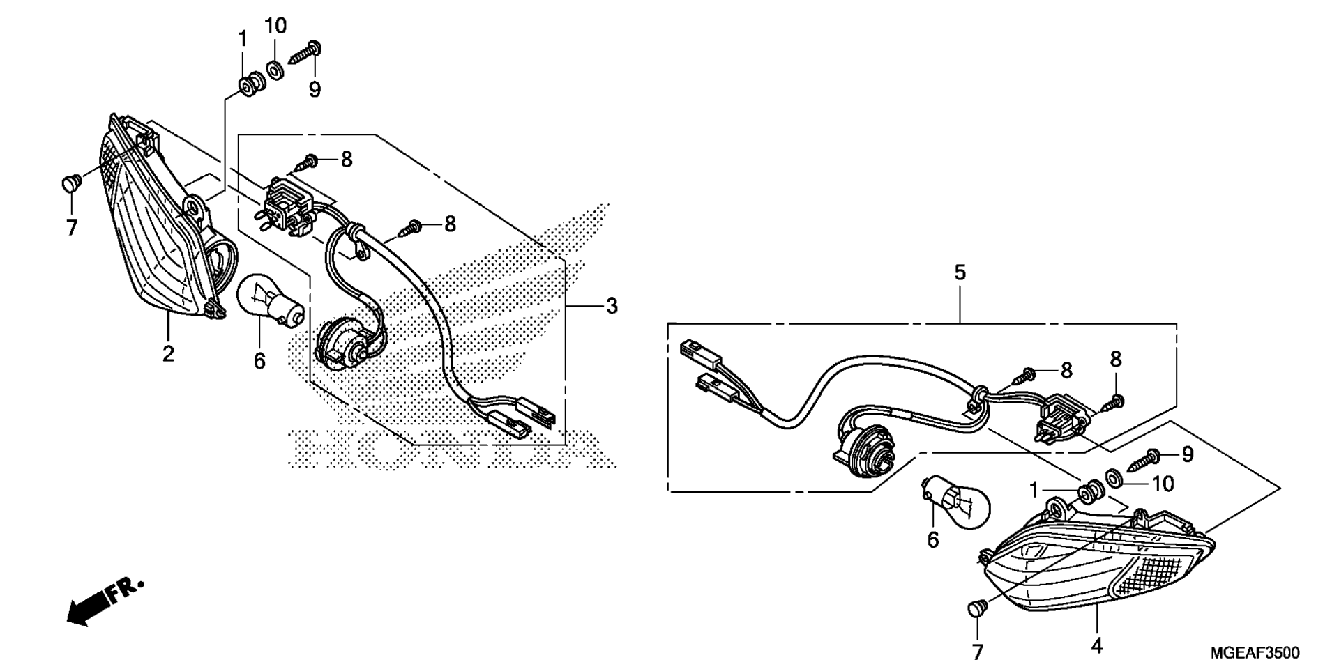 Передняя часть TURN SIGNAL