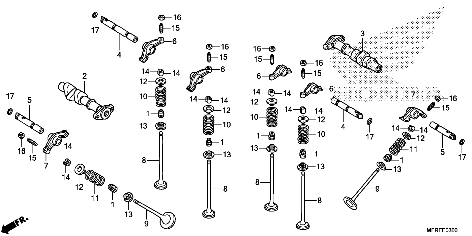 CAMSHAFT / клапан