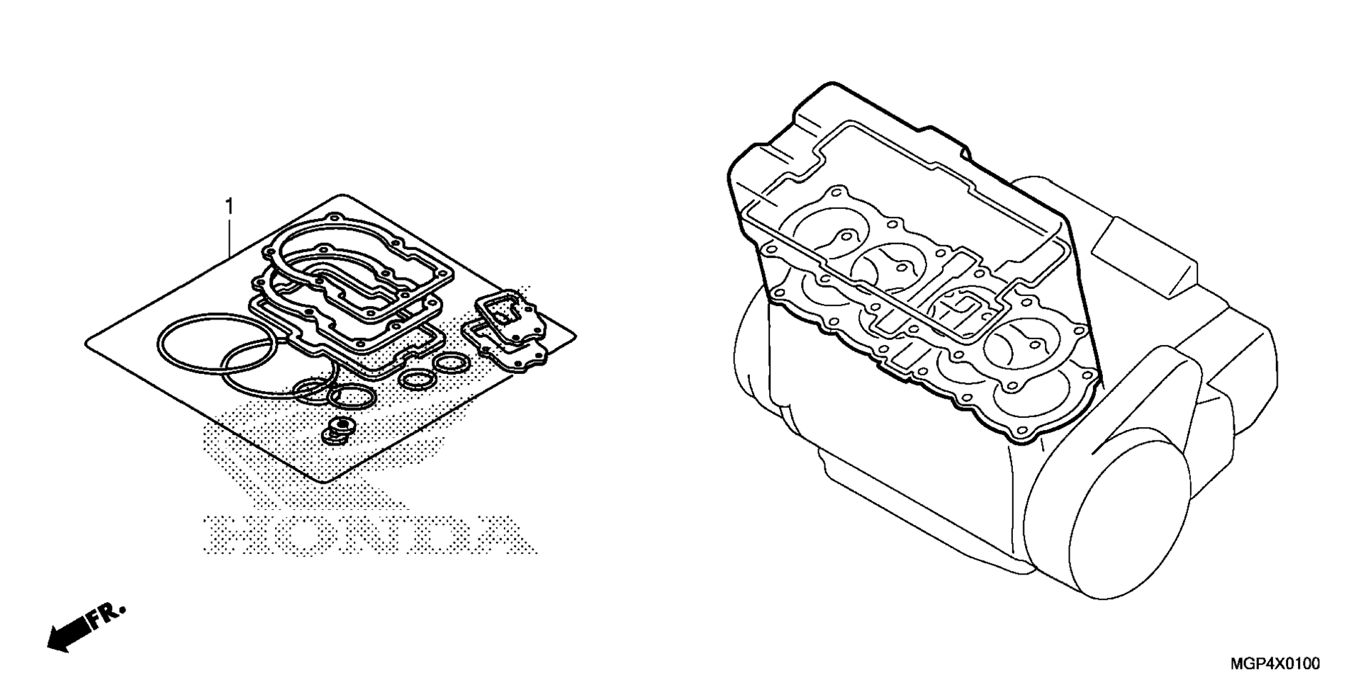 GASKET комплект A