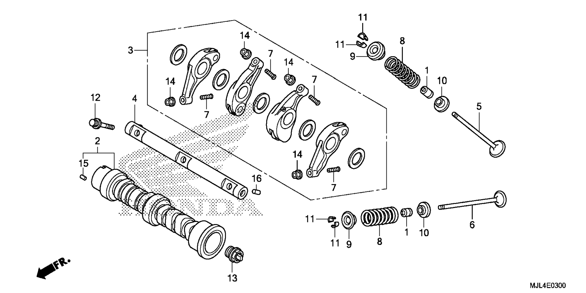 CAMSHAFT / клапан