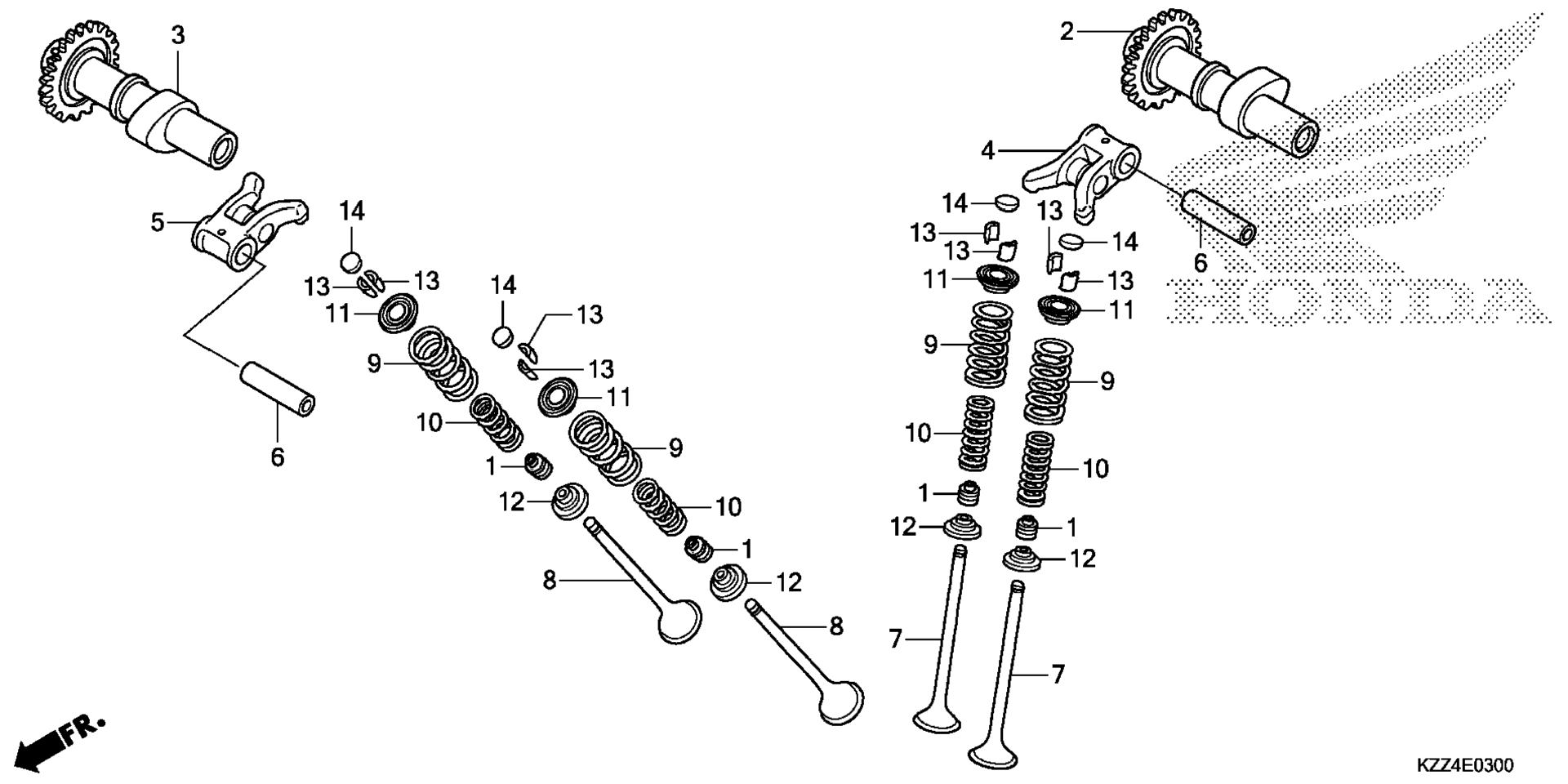 CAMSHAFT / клапан