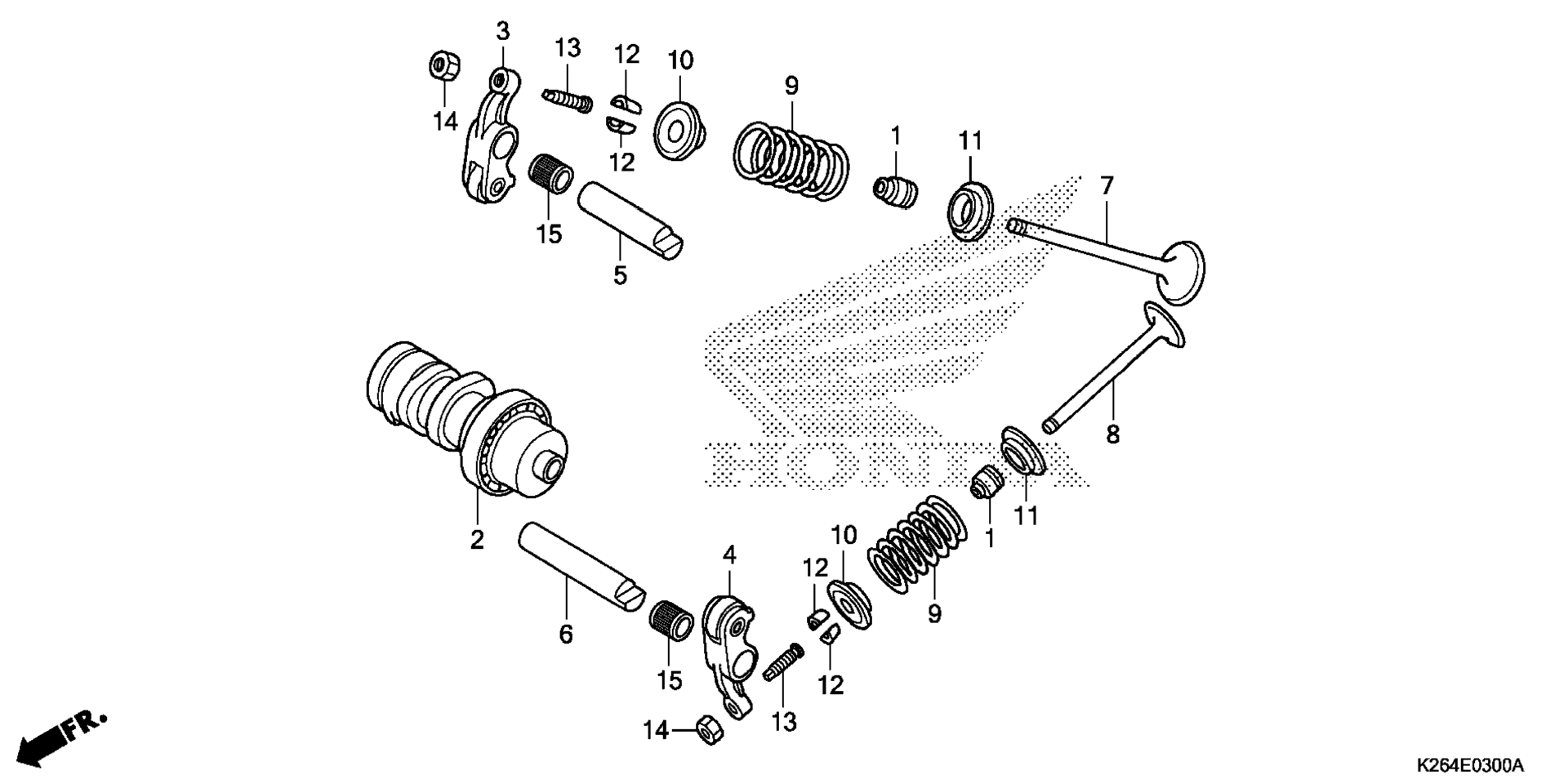 CAMSHAFT / клапан