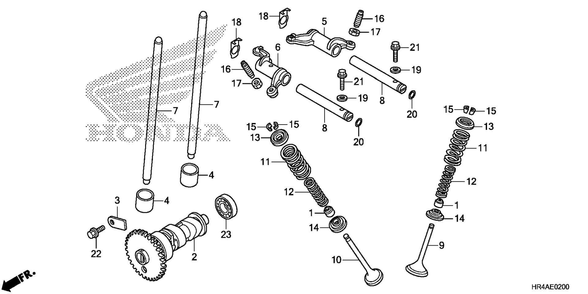 CAMSHAFT / клапан