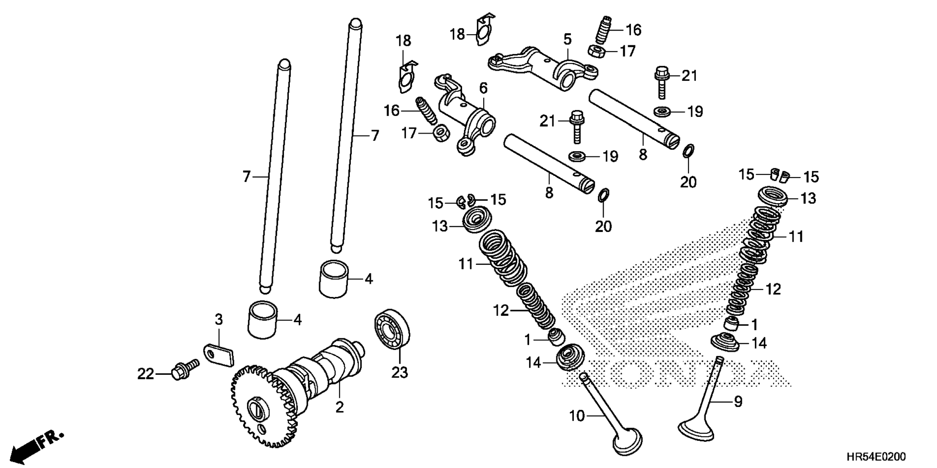 CAMSHAFT / клапан