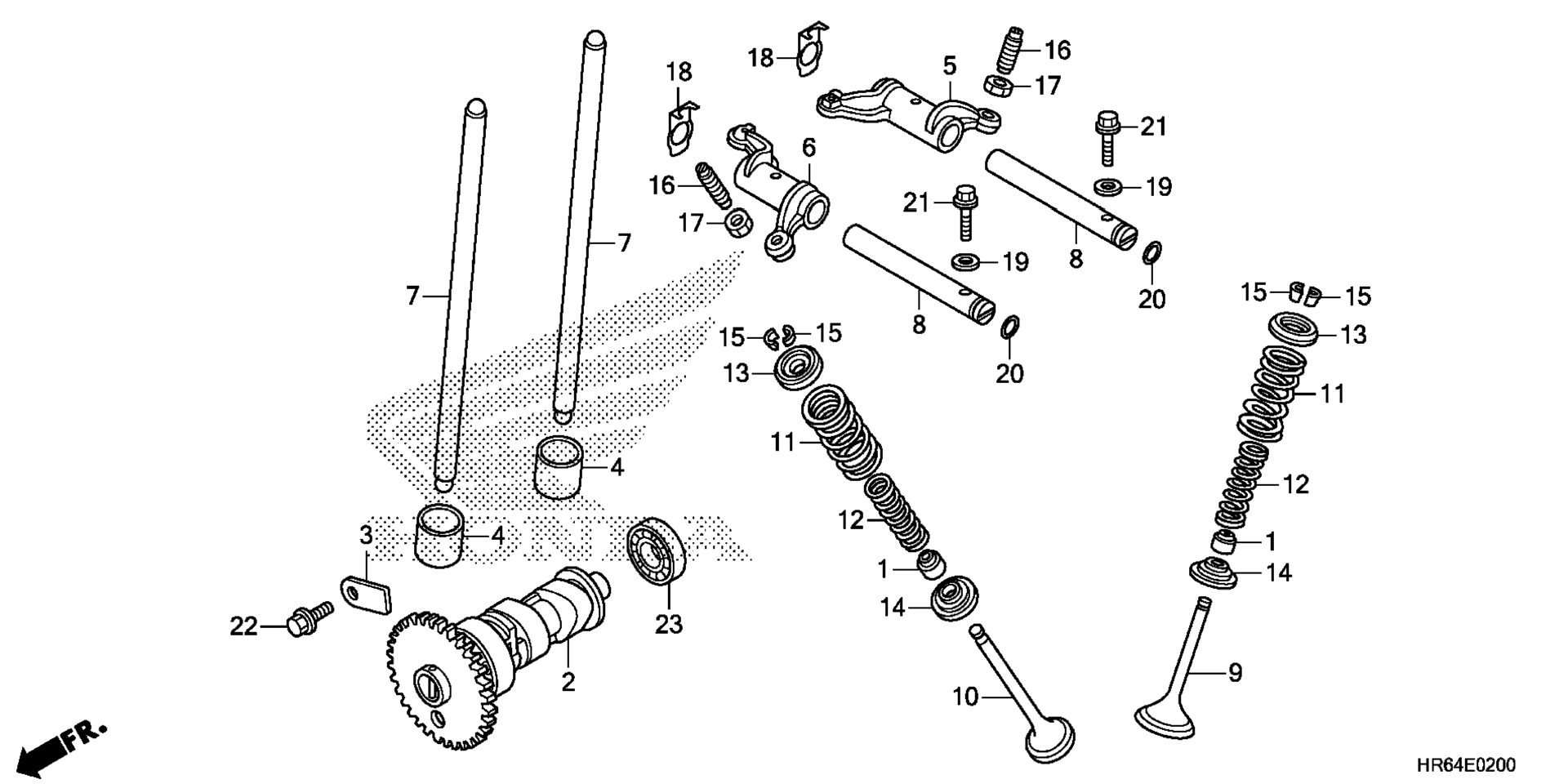 CAMSHAFT / клапан