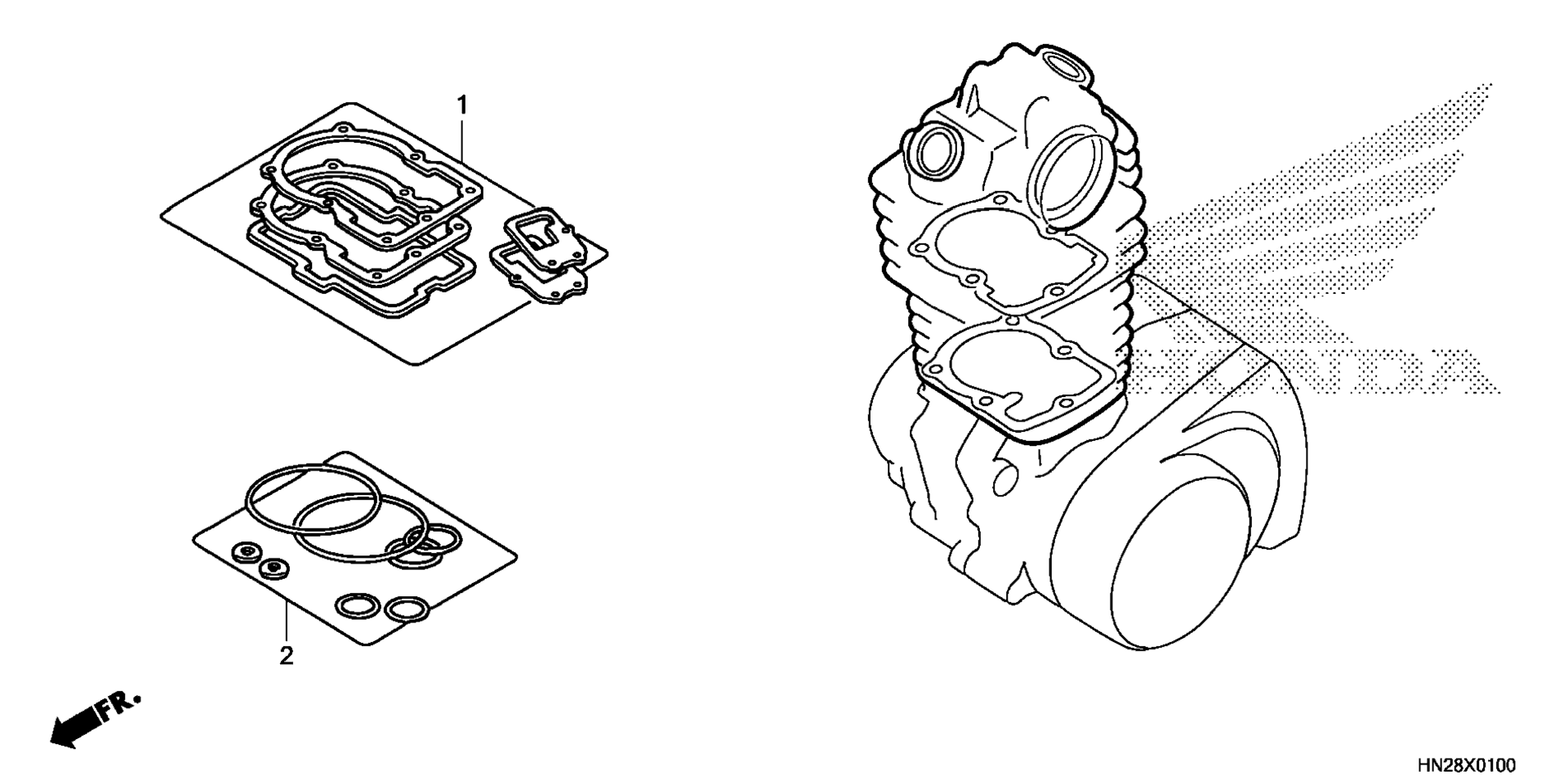 GASKET комплект A