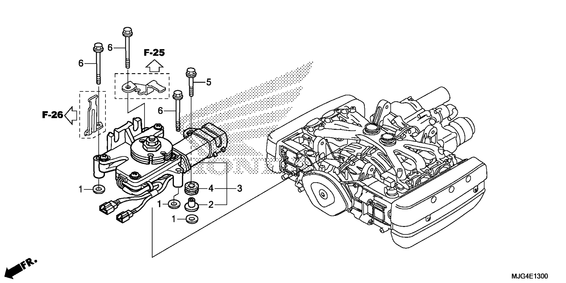 Задняя передача SHIFT ACTUATOR