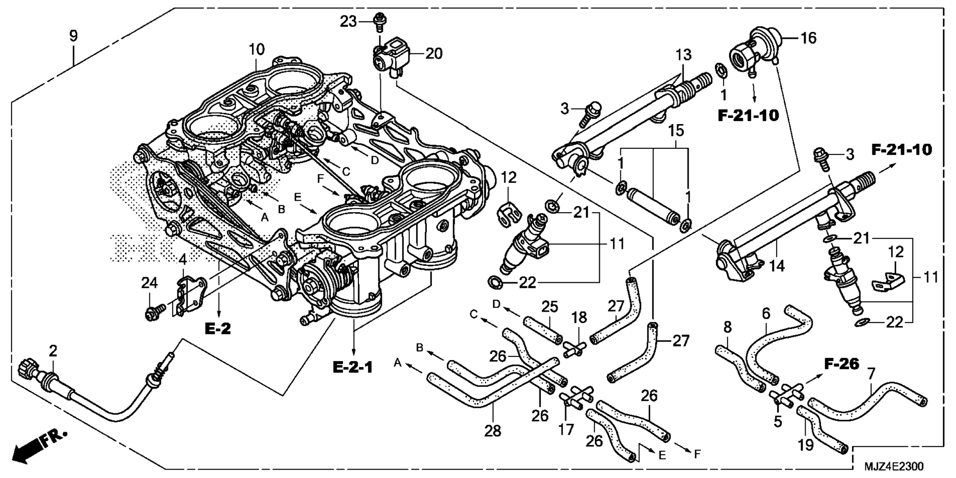 Дроссельный узел (ASSY.)