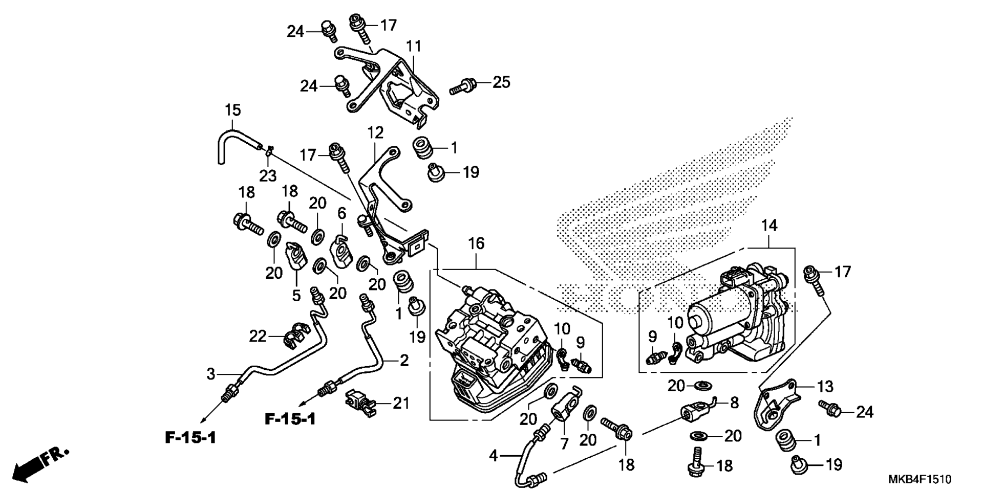 Задняя часть POWER UNIT / REAR VALVE UNIT