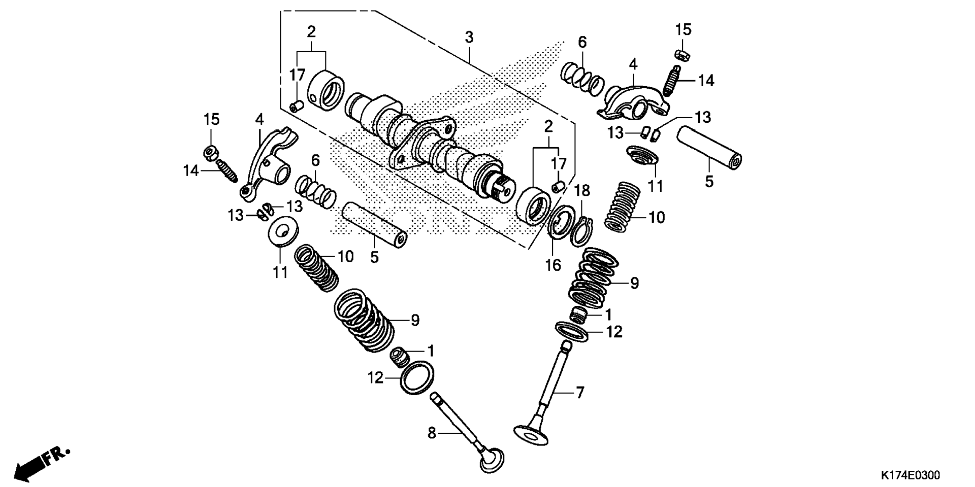 CAMSHAFT / клапан