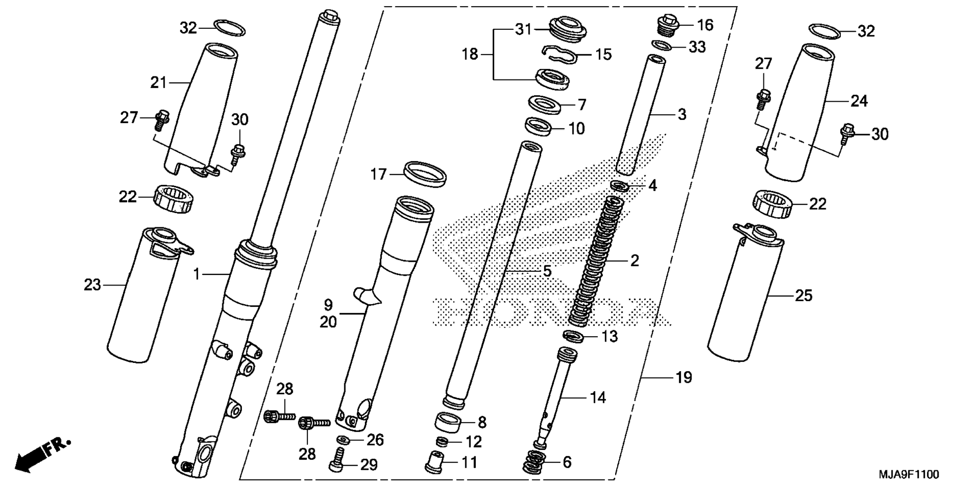 Передняя вилка