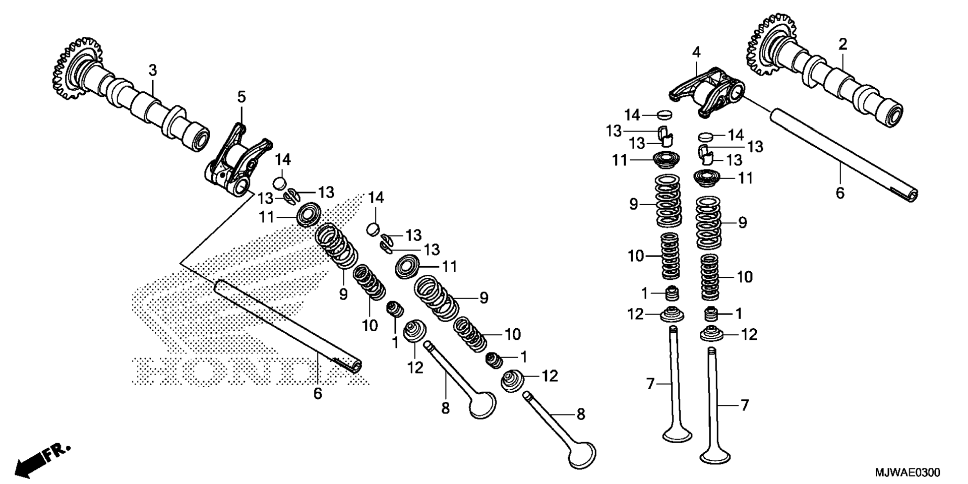 CAMSHAFT / клапан