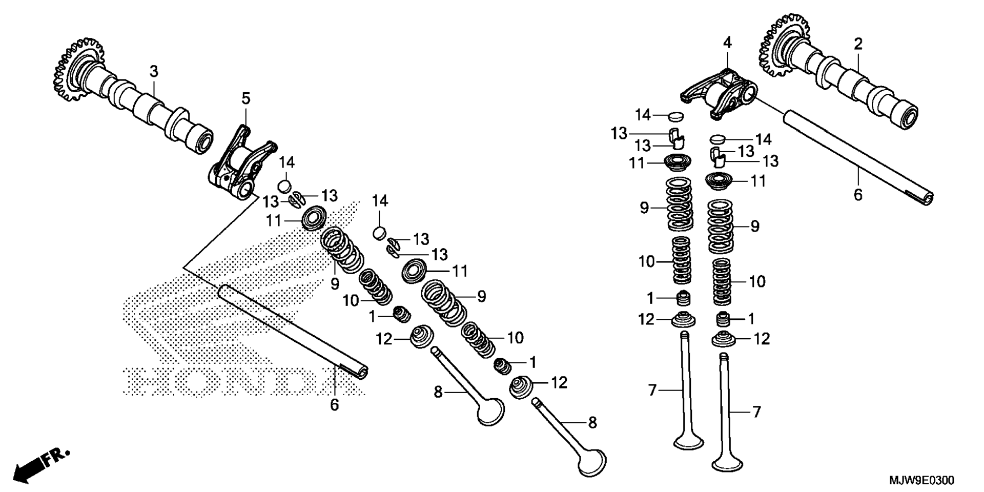CAMSHAFT / клапан