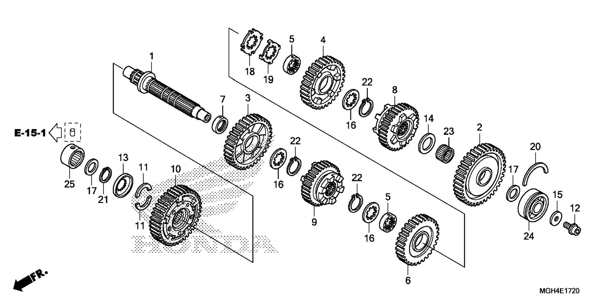 Трансмиссия (COUNTERSHAFT)