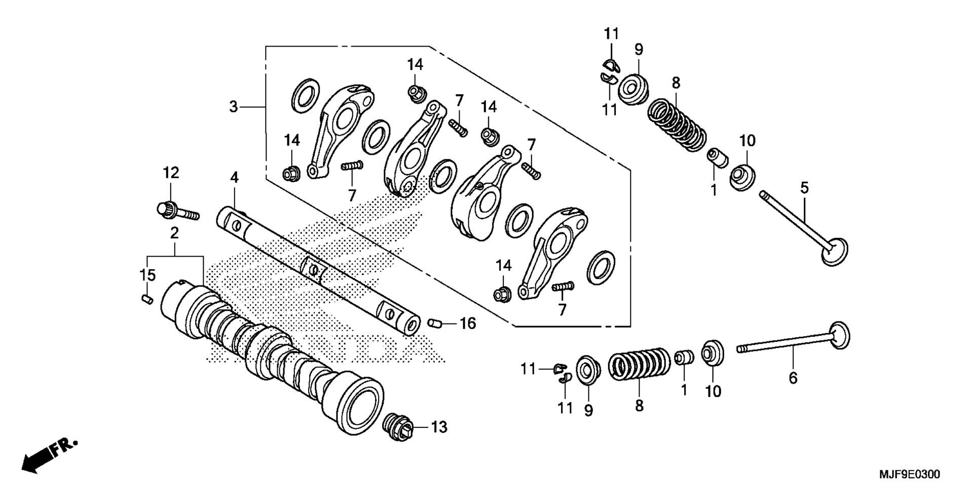 CAMSHAFT / клапан