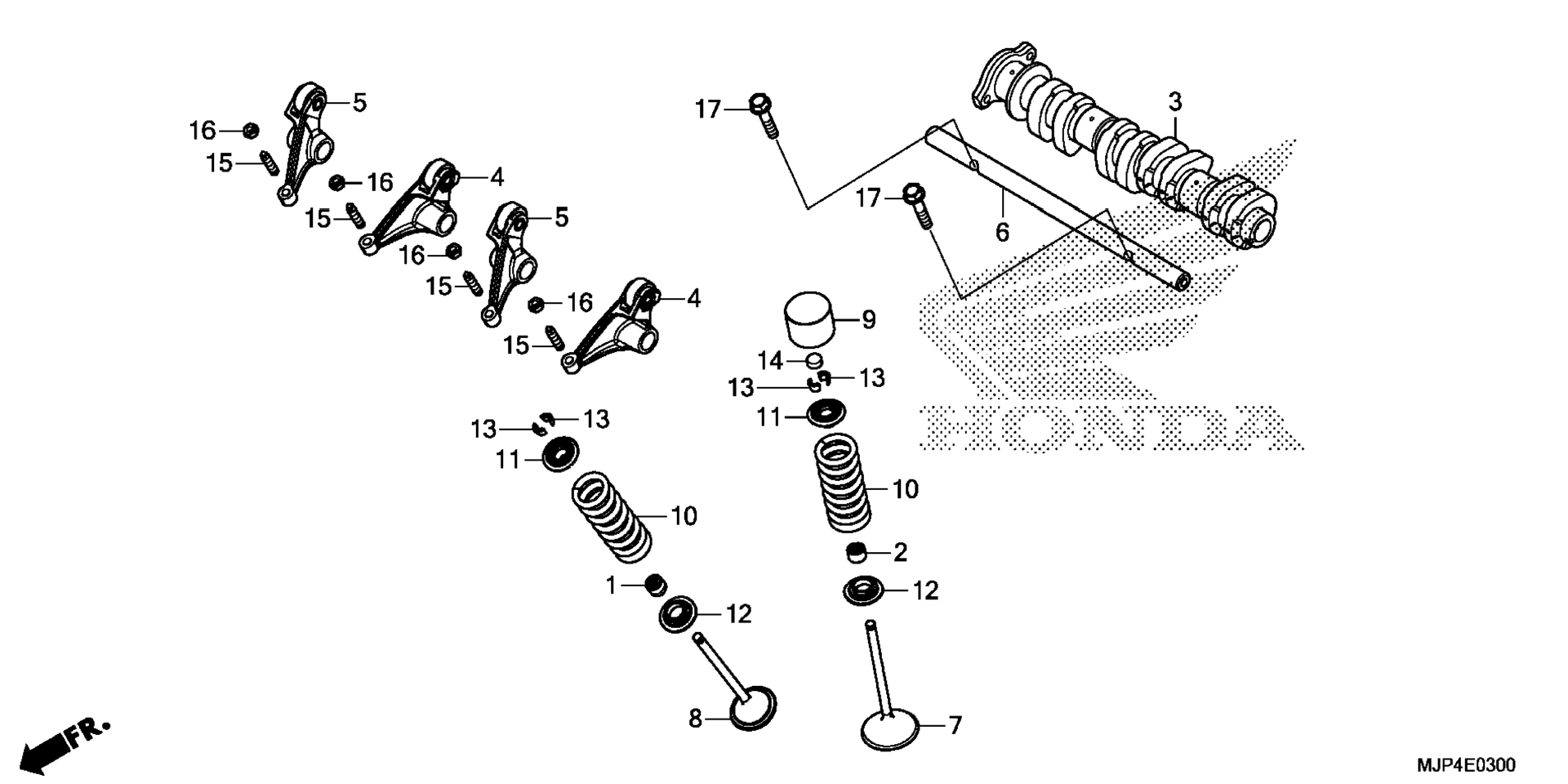 CAMSHAFT / клапан