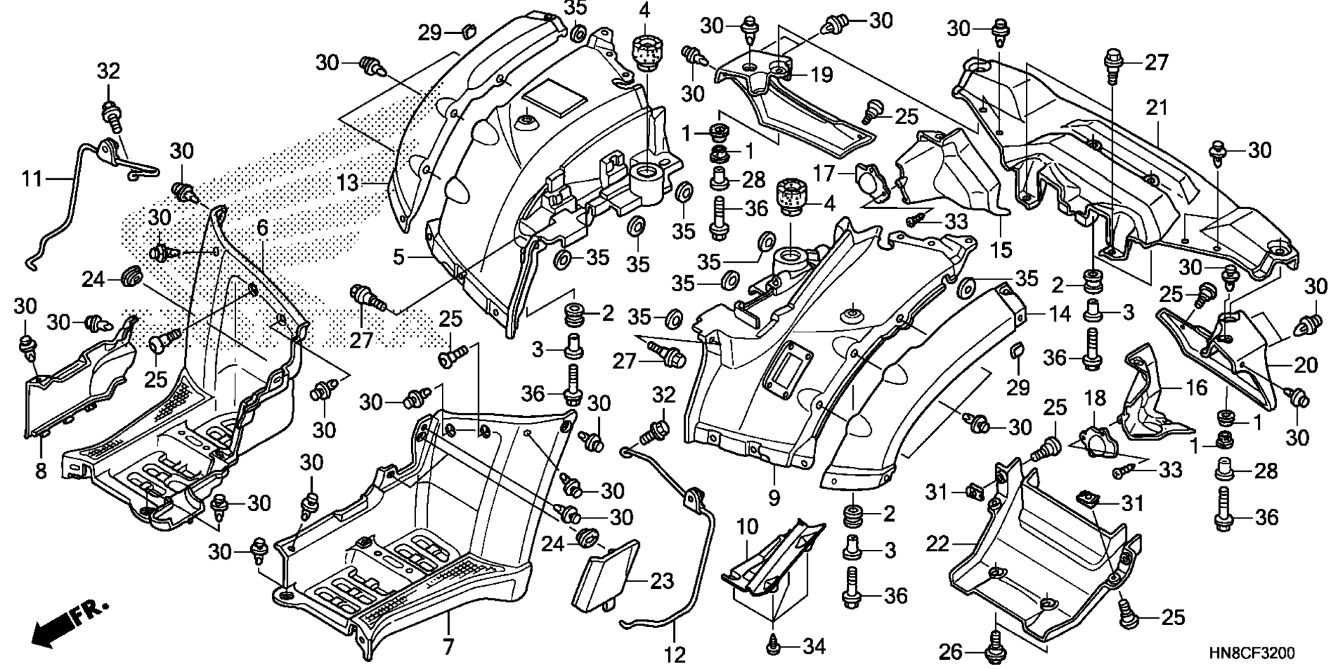 Заднее крыло
