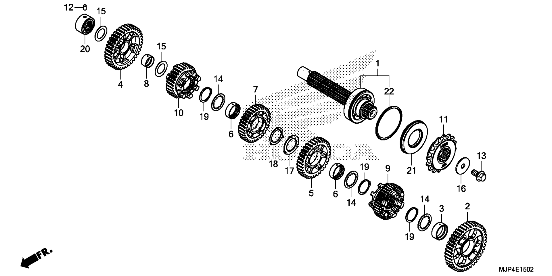 Трансмиссия (COUNTERSHAFT) (2)