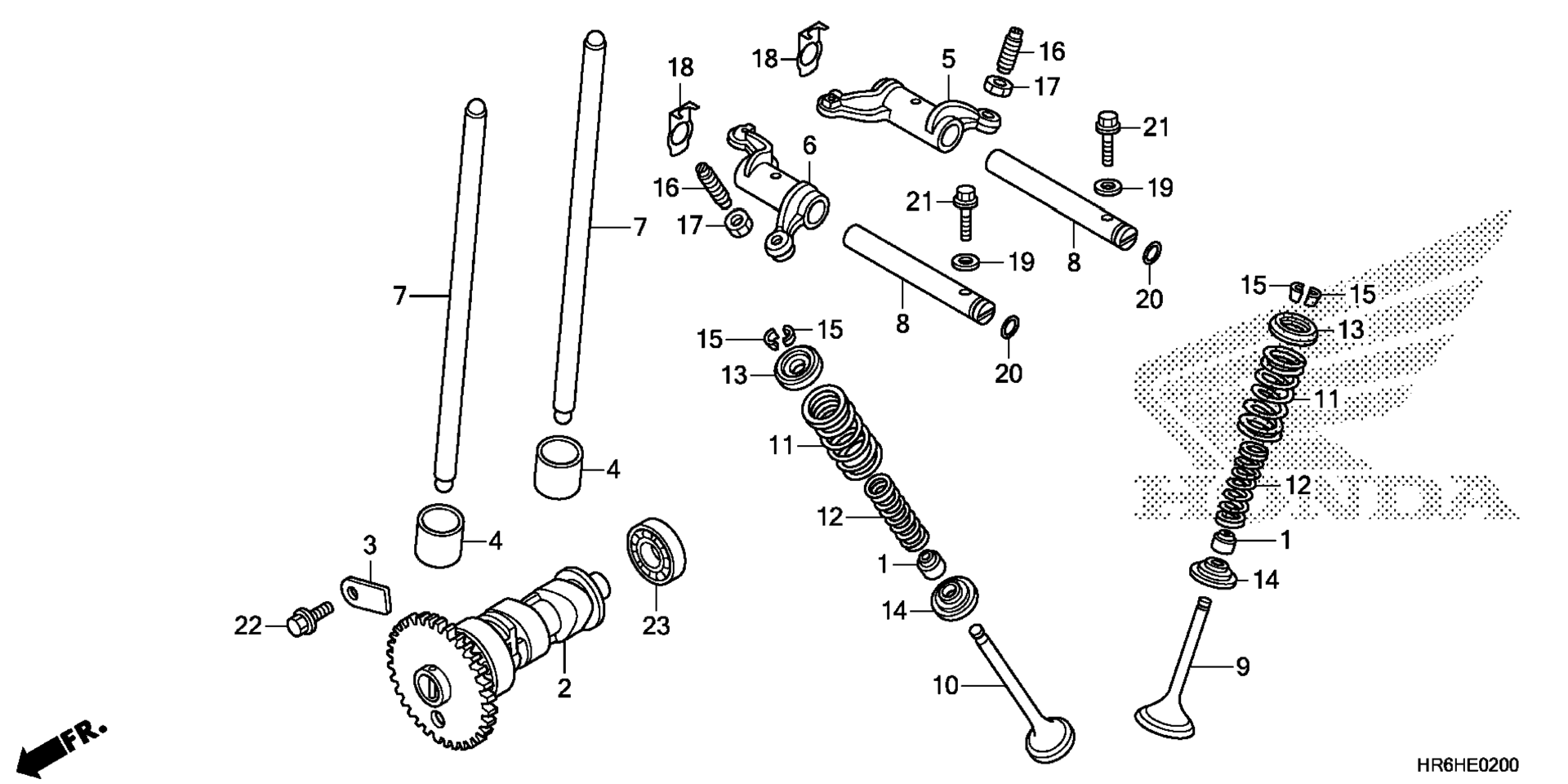 CAMSHAFT / клапан