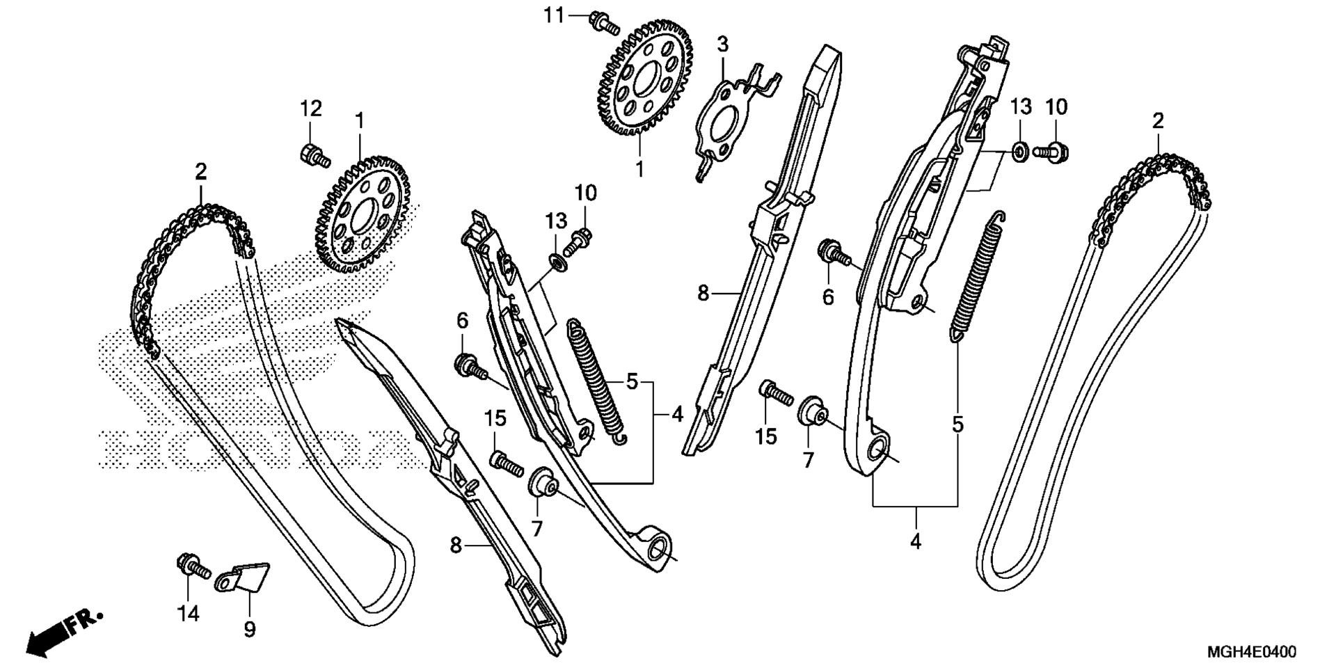 кулачок цепь / TENSIONER
