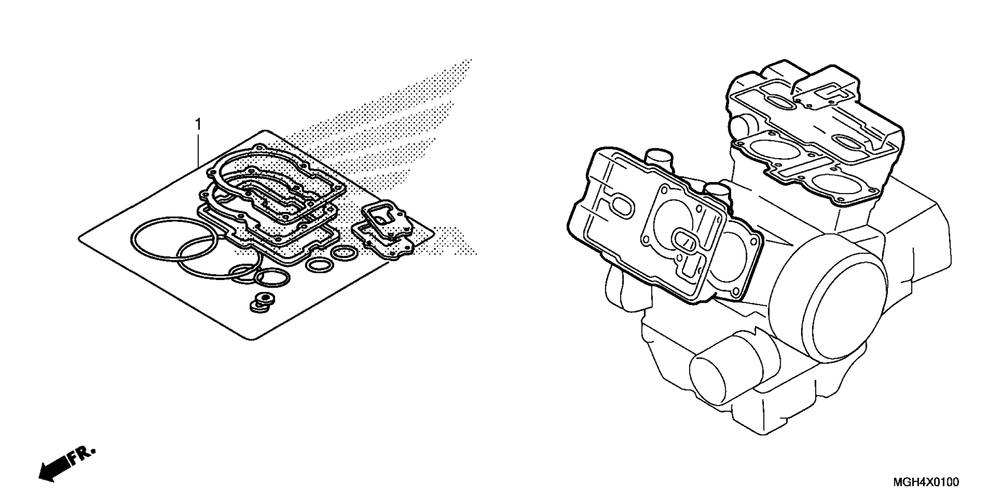 GASKET комплект A