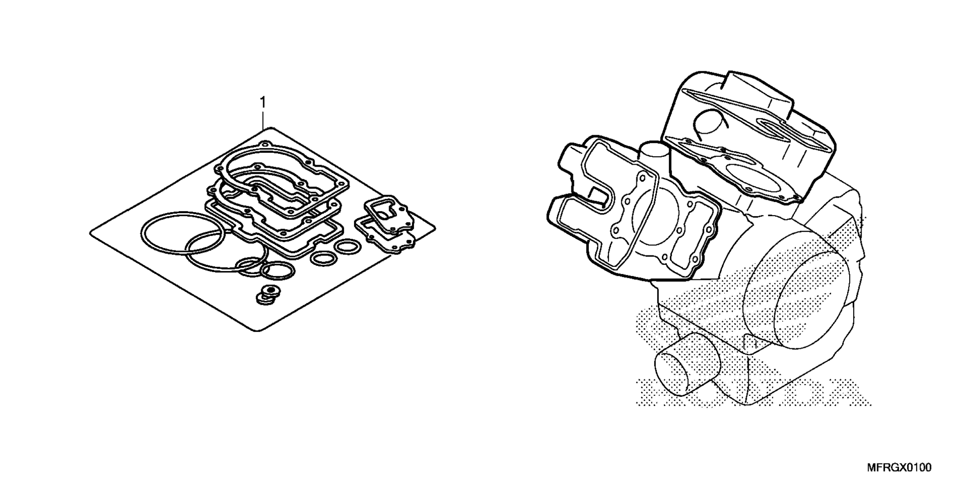 GASKET комплект A