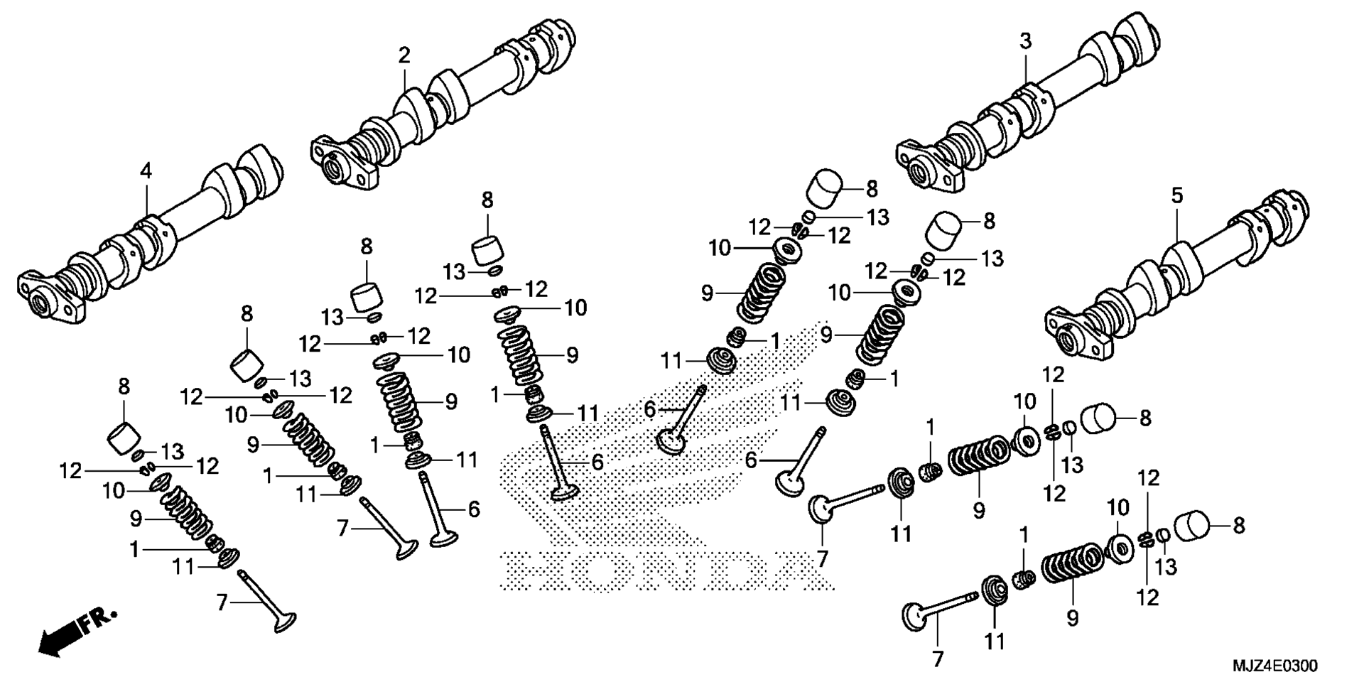 CAMSHAFT / клапан