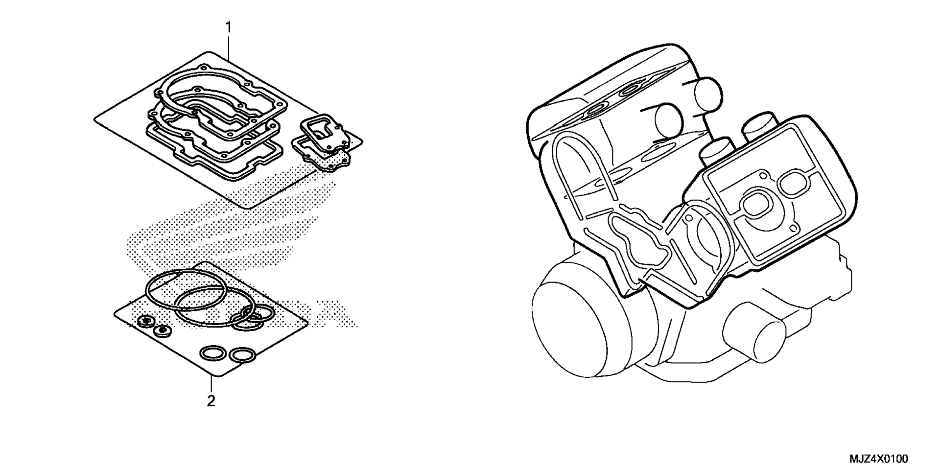 GASKET комплект A