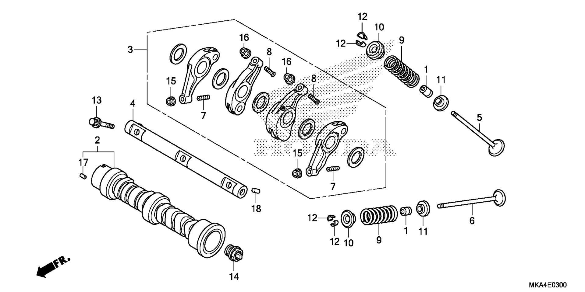 CAMSHAFT / клапан