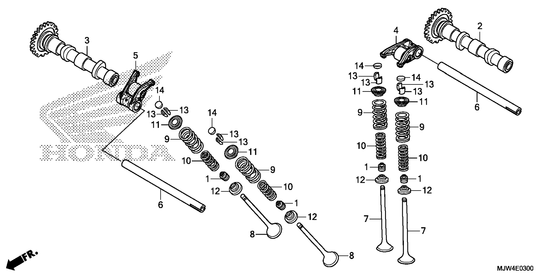 CAMSHAFT / клапан