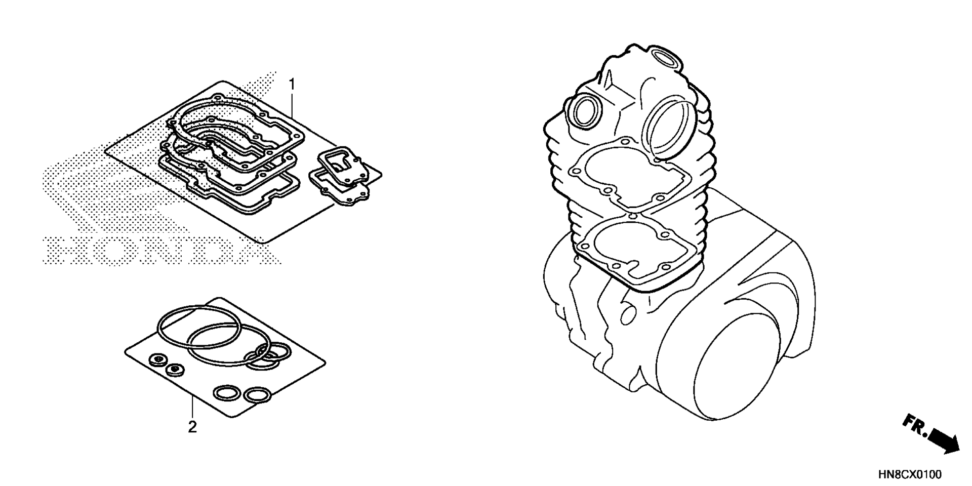 GASKET комплект A