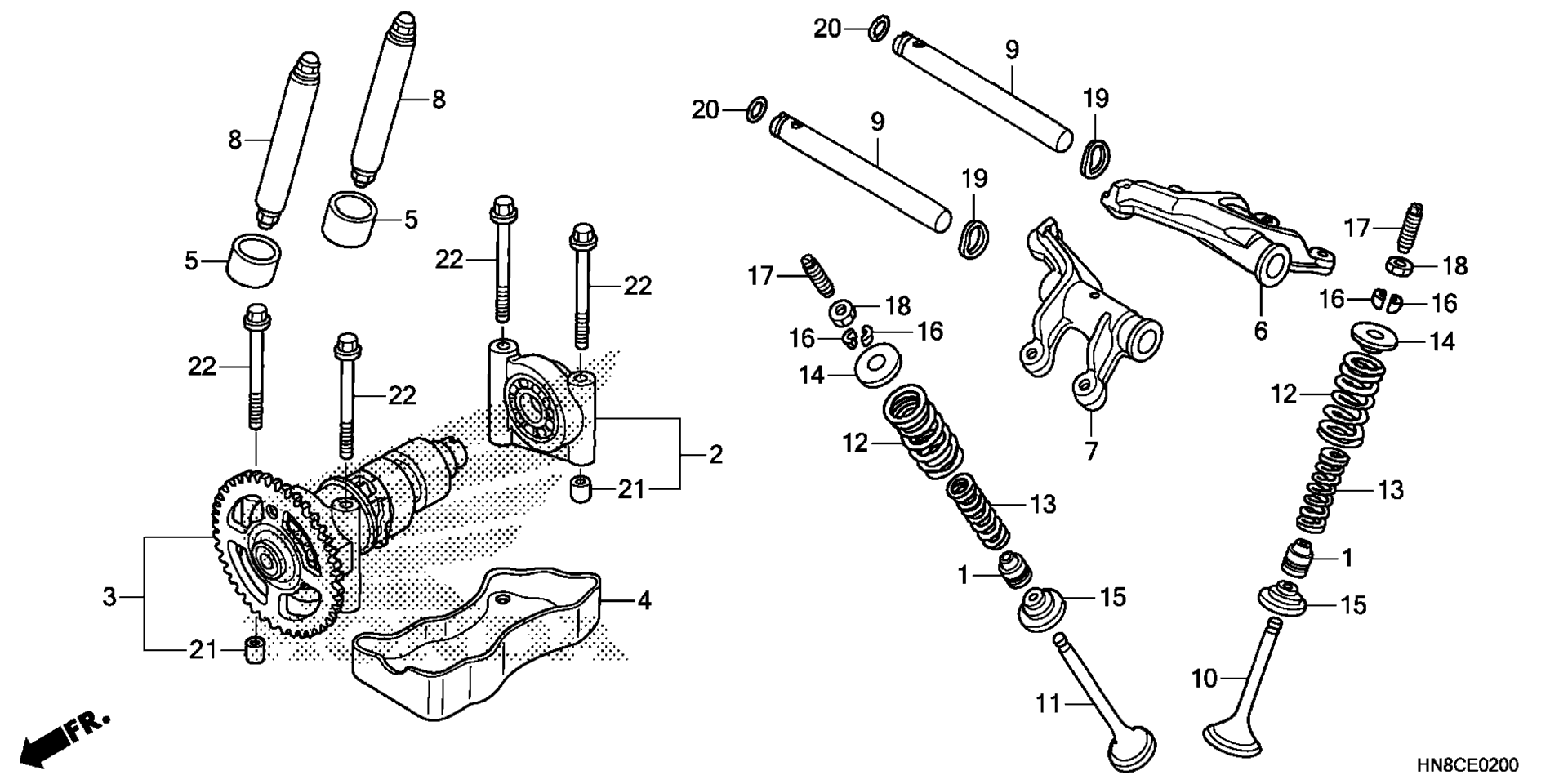 CAMSHAFT / клапан