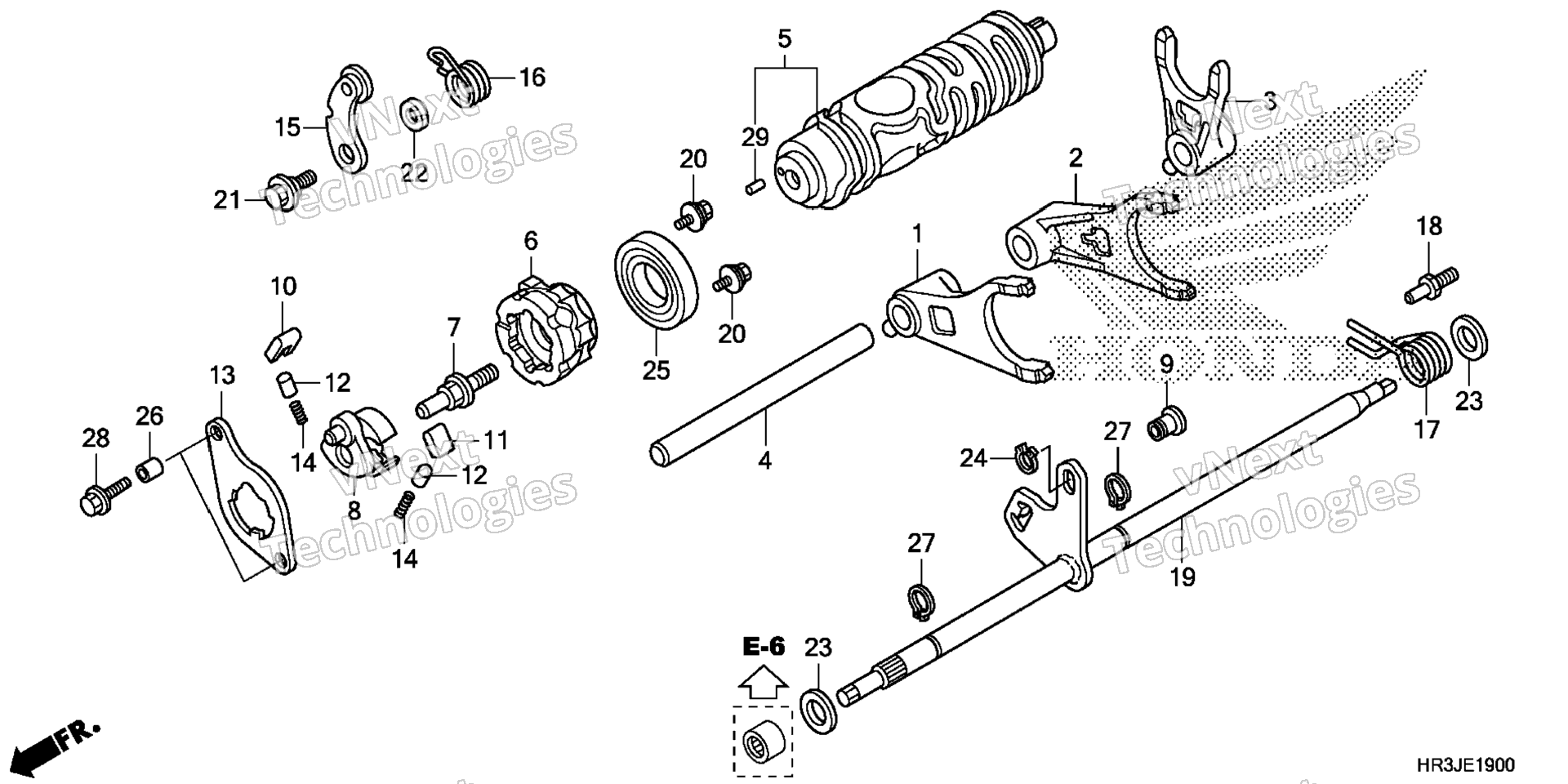 GEARSHIFT вилка (1)