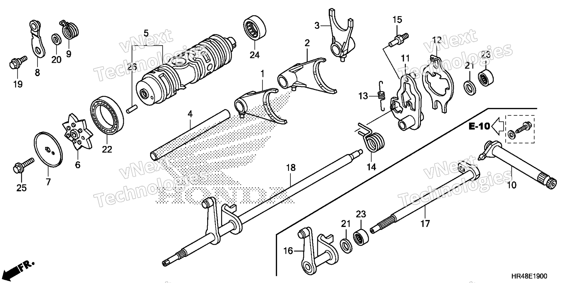 GEARSHIFT вилка