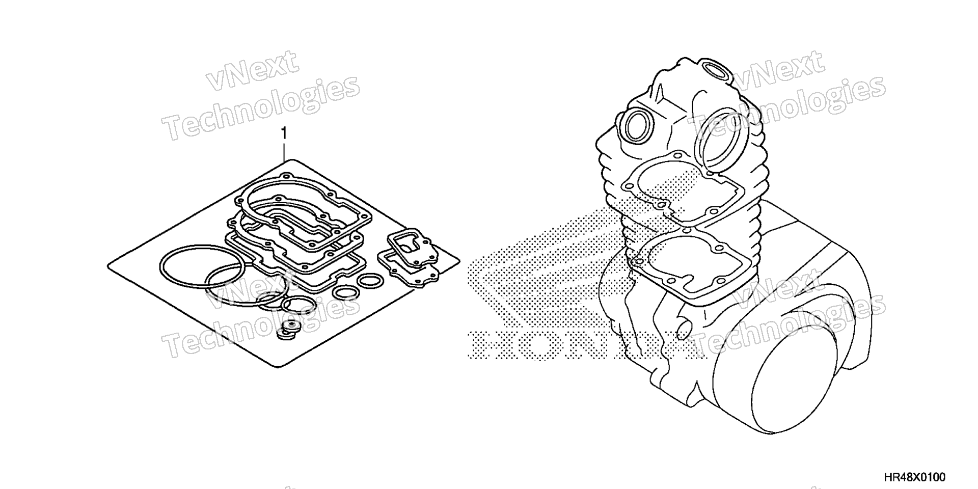 GASKET комплект A
