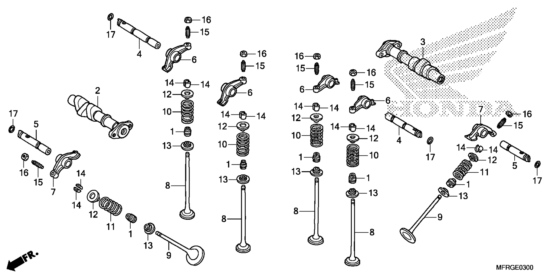 CAMSHAFT / клапан