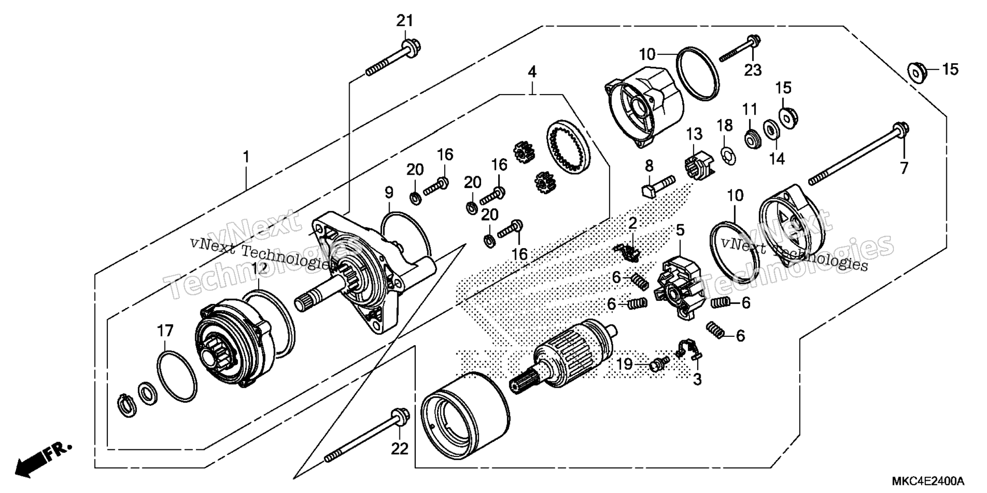Задняя передача MOTOR
