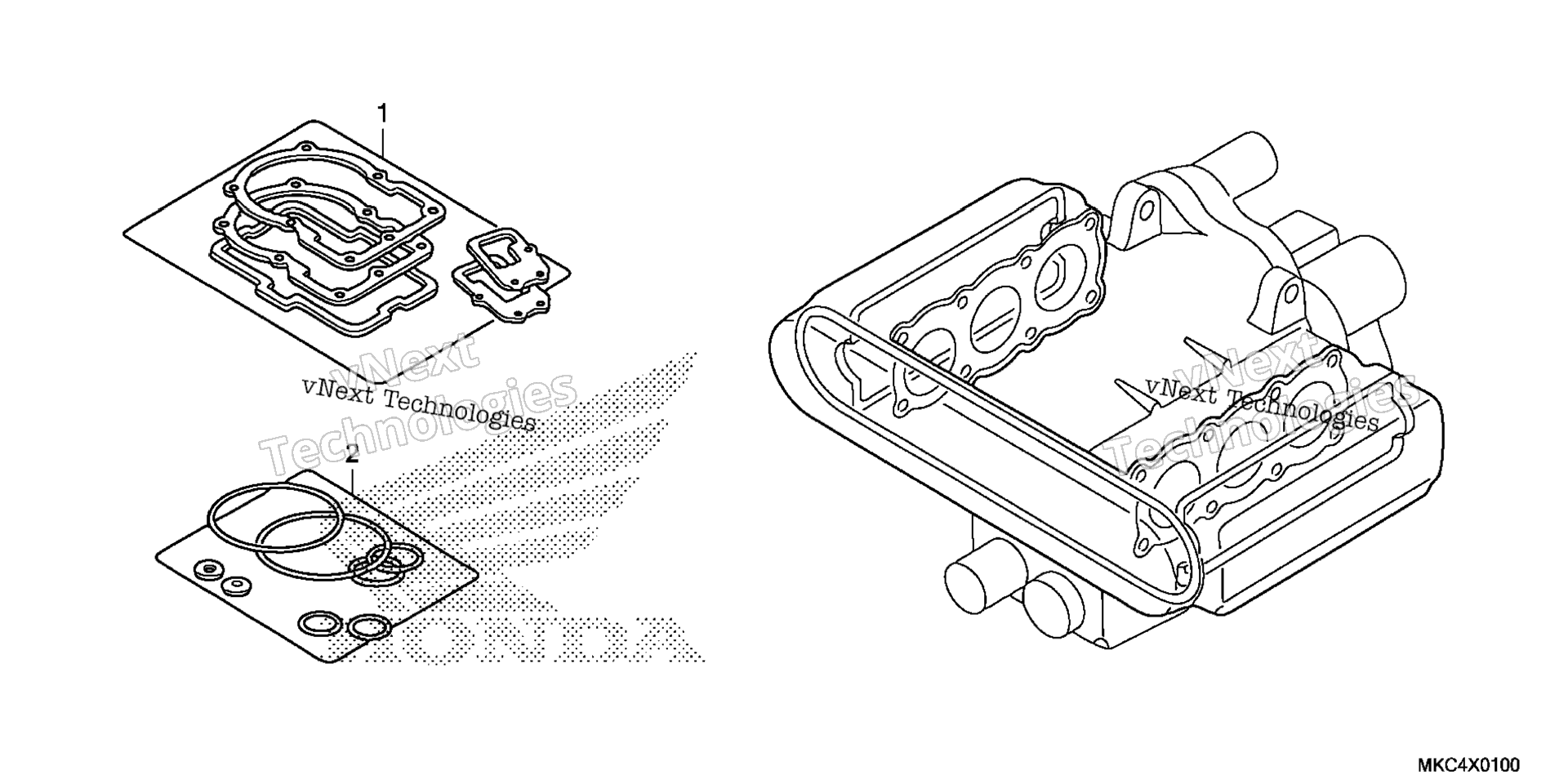 GASKET комплект A