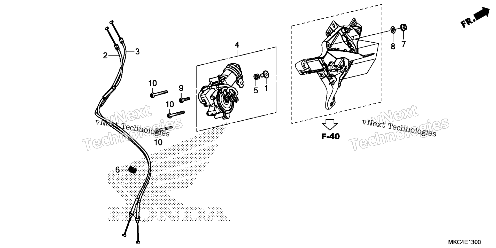 Задняя передача SHIFT ACTUATOR