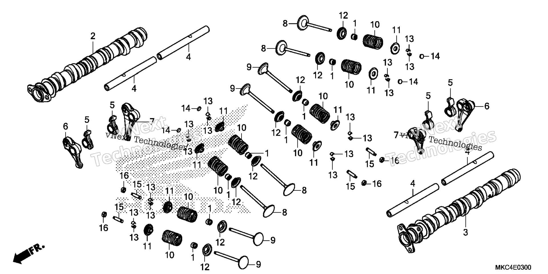 CAMSHAFT / клапан