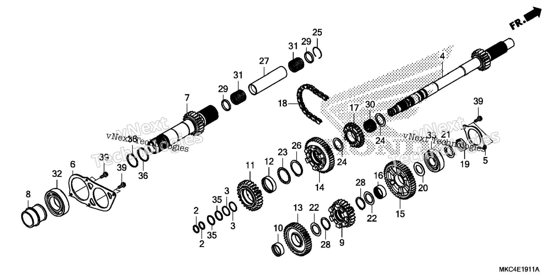 Трансмиссия (MAINSHAFT) (DCT)
