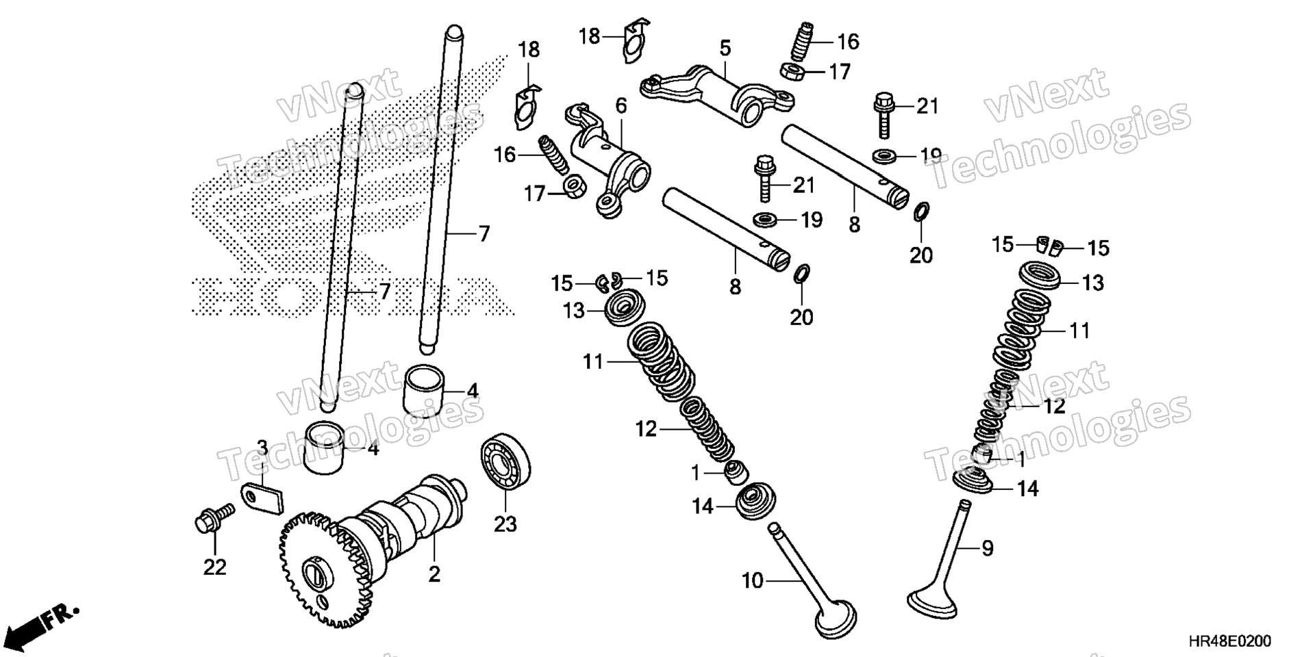 CAMSHAFT / клапан