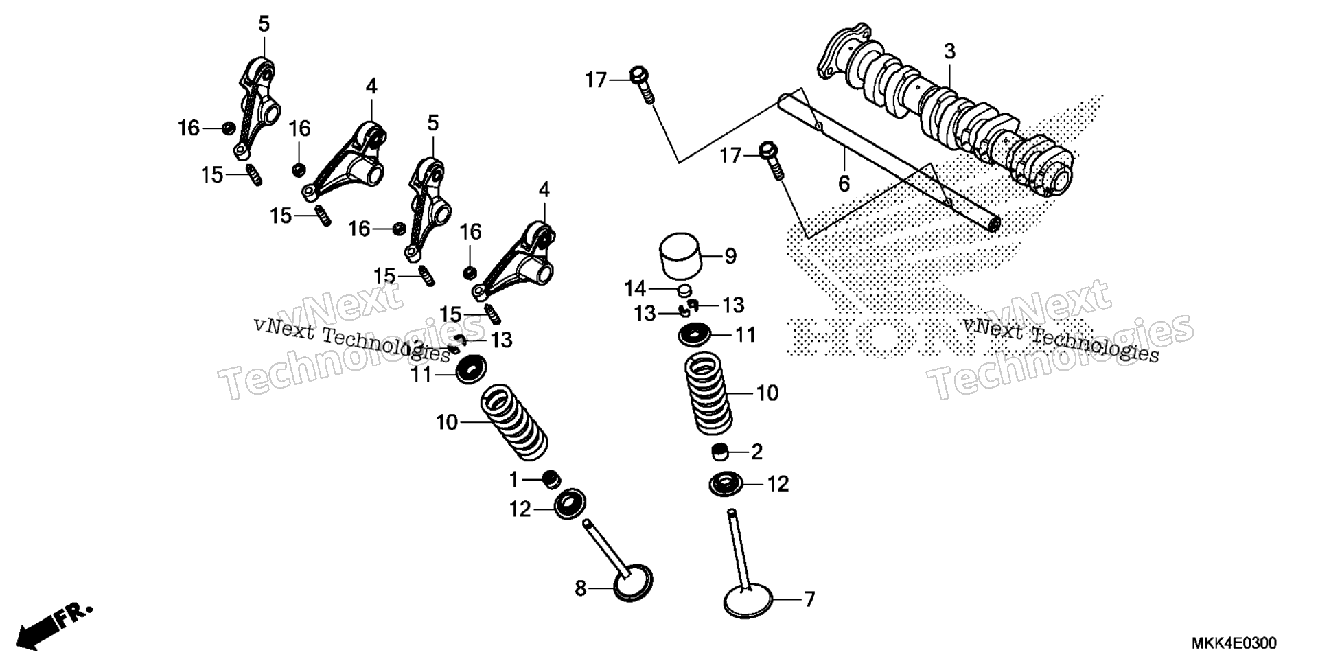 CAMSHAFT / клапан