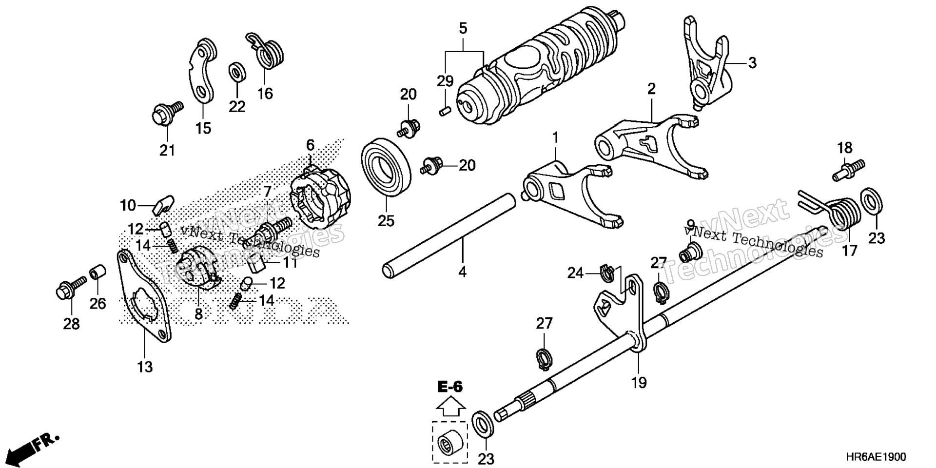 GEARSHIFT вилка