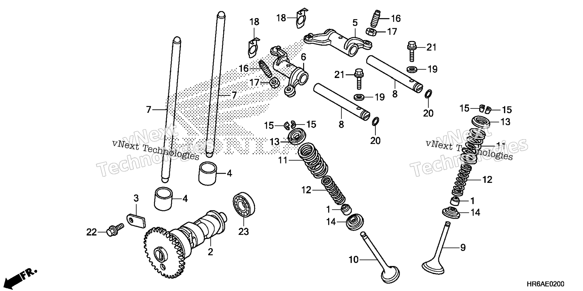 CAMSHAFT / клапан