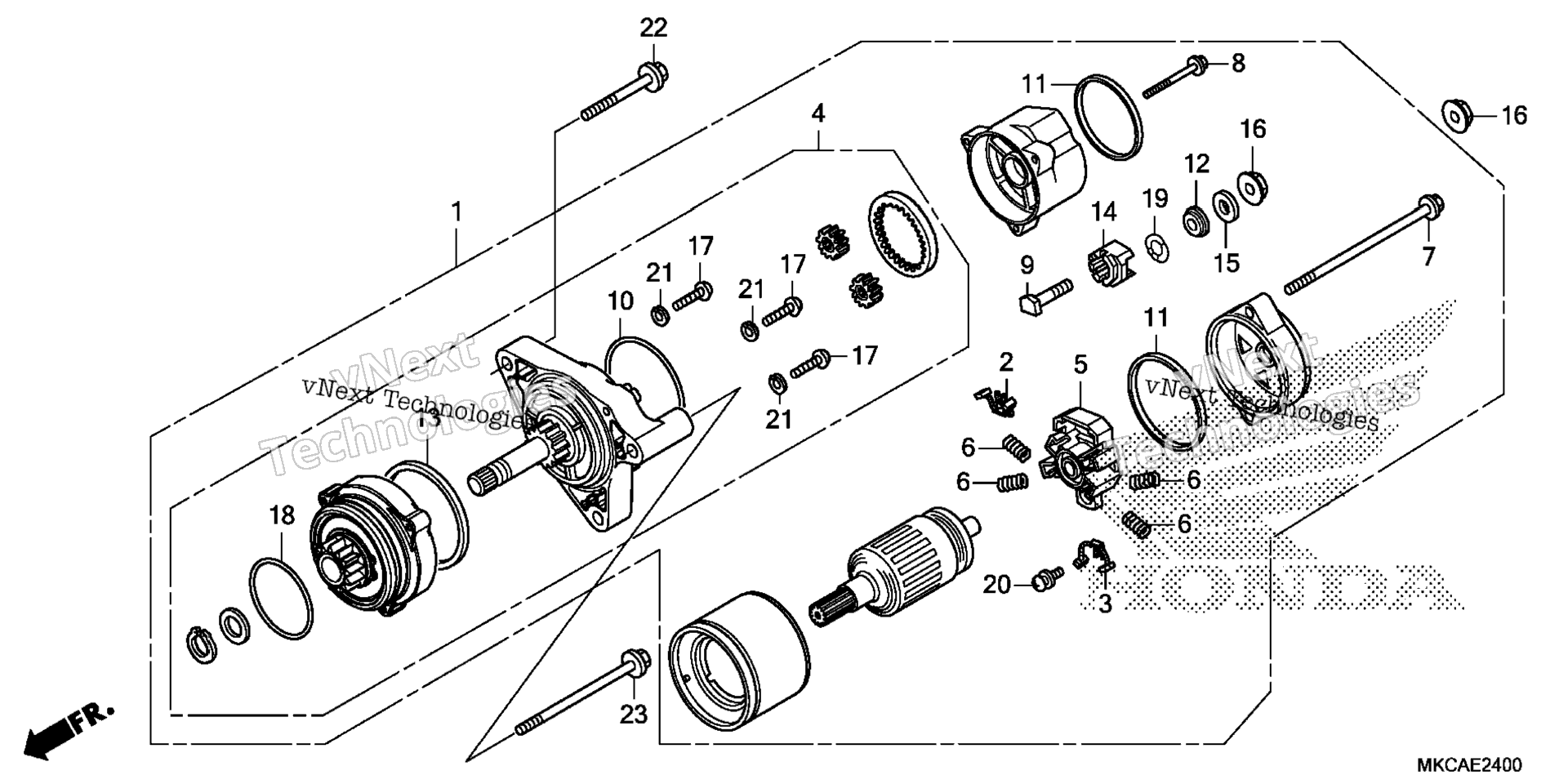 Задняя передача MOTOR