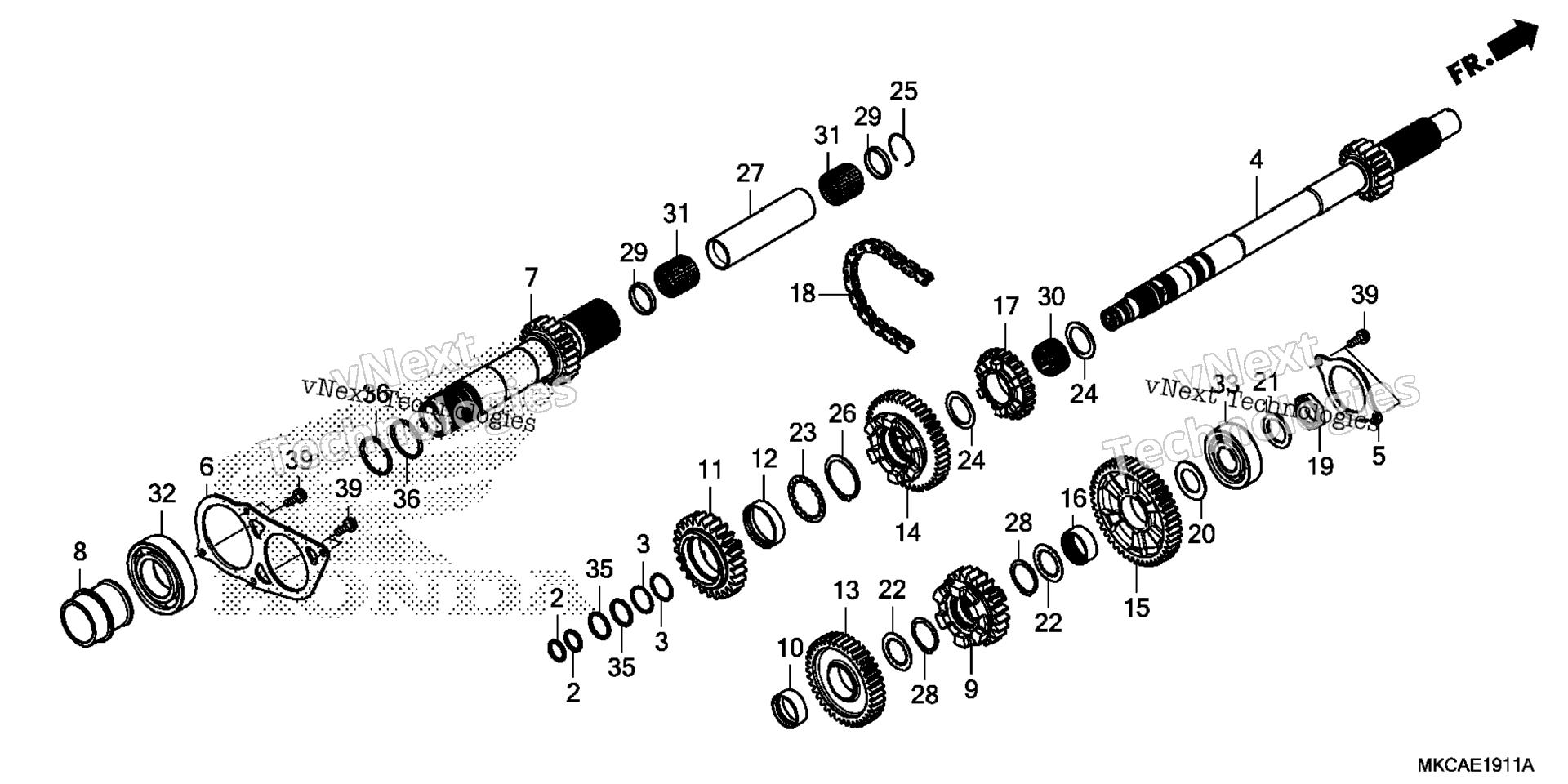 Трансмиссия (MAINSHAFT) (DCT)