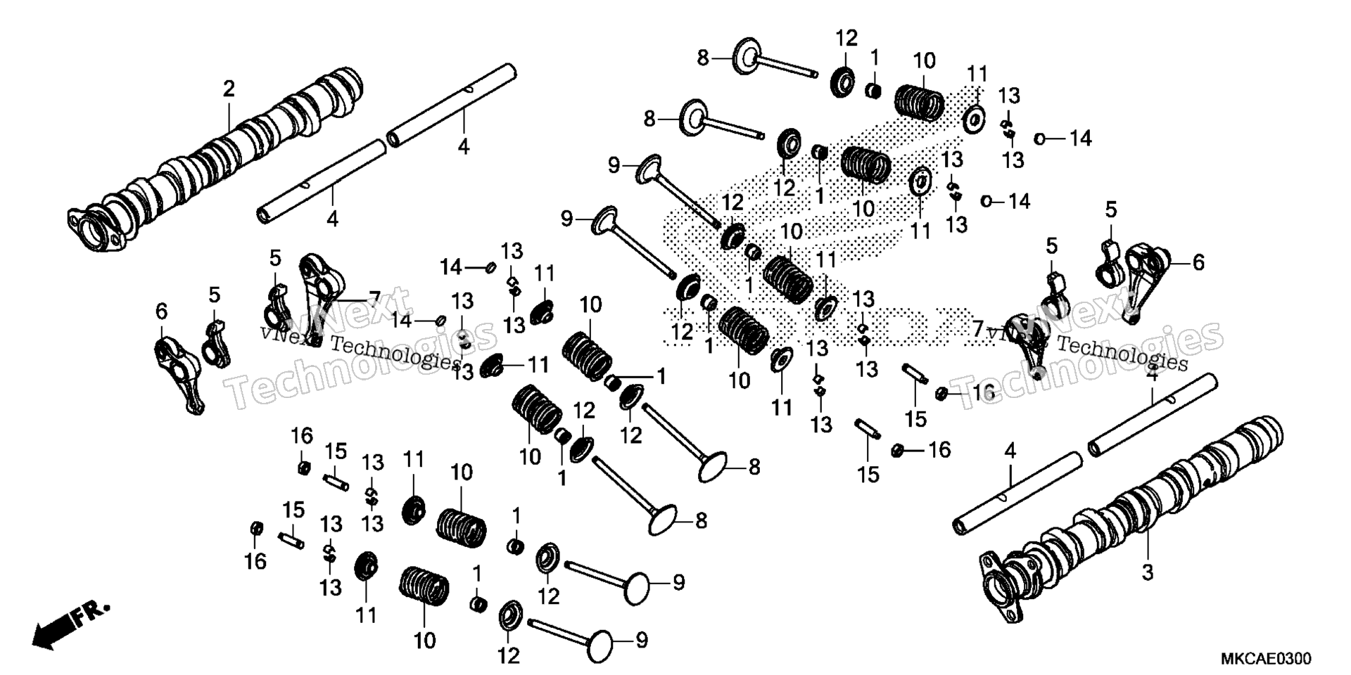 CAMSHAFT / клапан