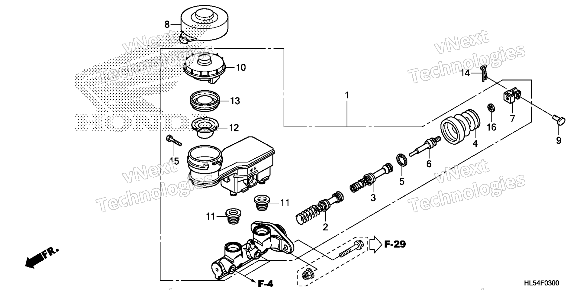 Тормоз MASTER CYLINDER